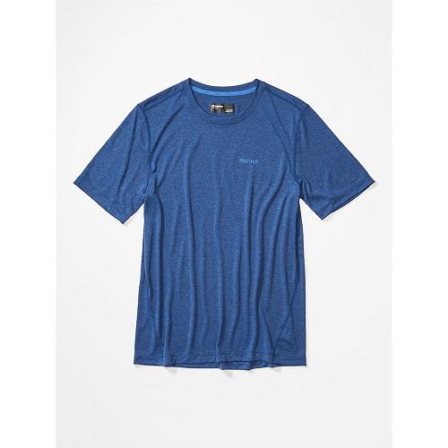 Marmot Clothes Navy Blue NZ - Conveyor T-Shirts Mens NZ9527036